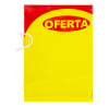Precificador Lateral A4 com Porta-stopper em Poliéster 0,3mm para gôndolas, ideal para destacar preços, promoções e ofertas no ponto de venda.
