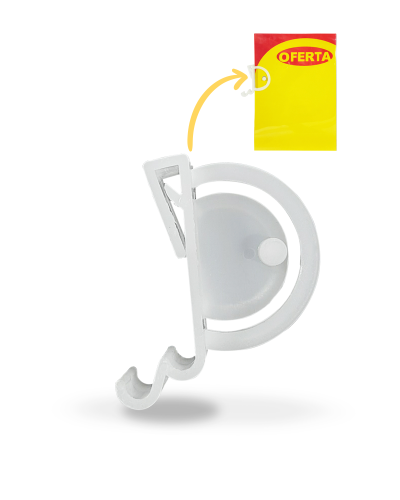 Precificador Lateral em Poliéster 0,3mm A5 – c/ Porta-stopper Mod. 2 – 10un