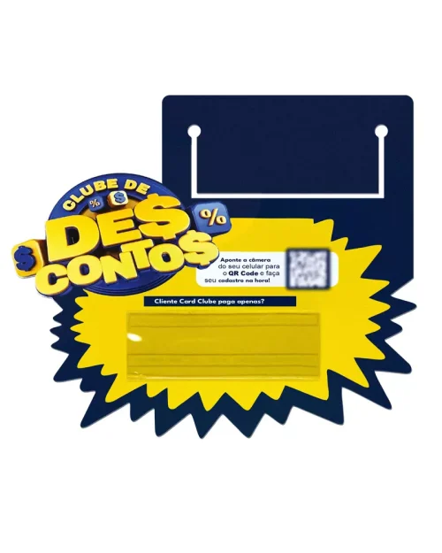 Placa de Identificação em PP 0,40mm IP – 21×17,5cm p/ 1 Etiqueta 10×3,5cm c/ Visor de Etiqueta