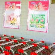 Porta-cartaz em Petg 0,75mm – 1 Bolsa A2 ALS c/ Fita. DF