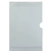Porta-cartaz em Petg 0,75mm – 1 Bolsa A5 ALS c/ Fita. DF