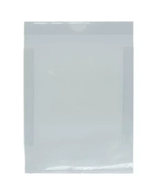 Porta-cartaz em Poliéster 0,3mm – 1 Bolsa A4 AC c/ Aba – 10un