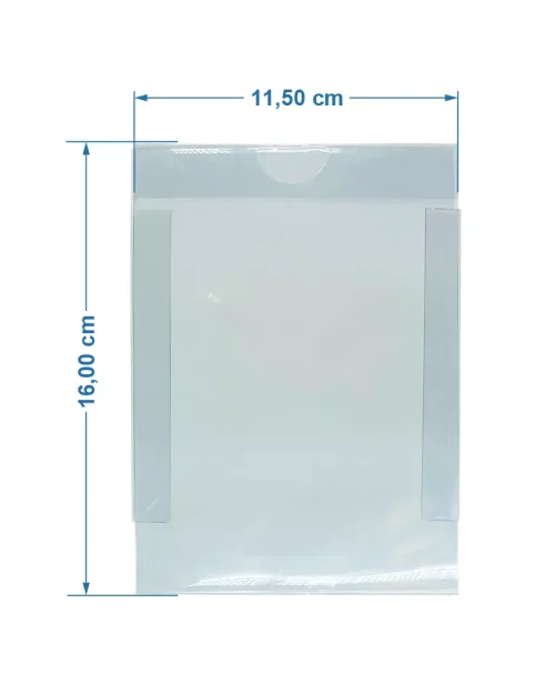 Porta-cartaz em Poliéster 0,3mm – 1 Bolsa A6 AC c/ Aba – 40un