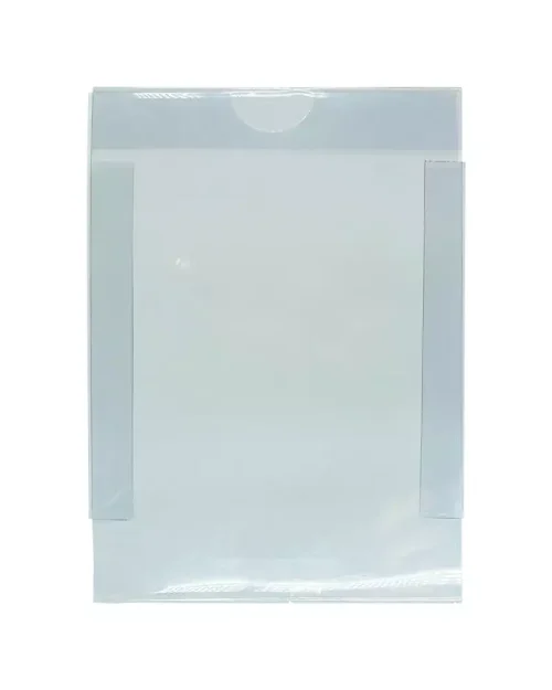 Porta-cartaz em Poliéster 0,3mm – 1 Bolsa A6 AC c/ Aba – 40un