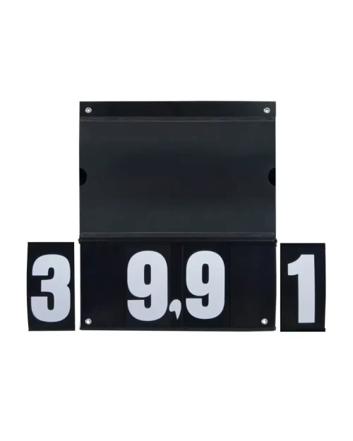 Placa de Preços em PS 2mm IP – 30x35cm 1 Bolsa 29×17,5cm s/ Imagem c/ 4 ilhós