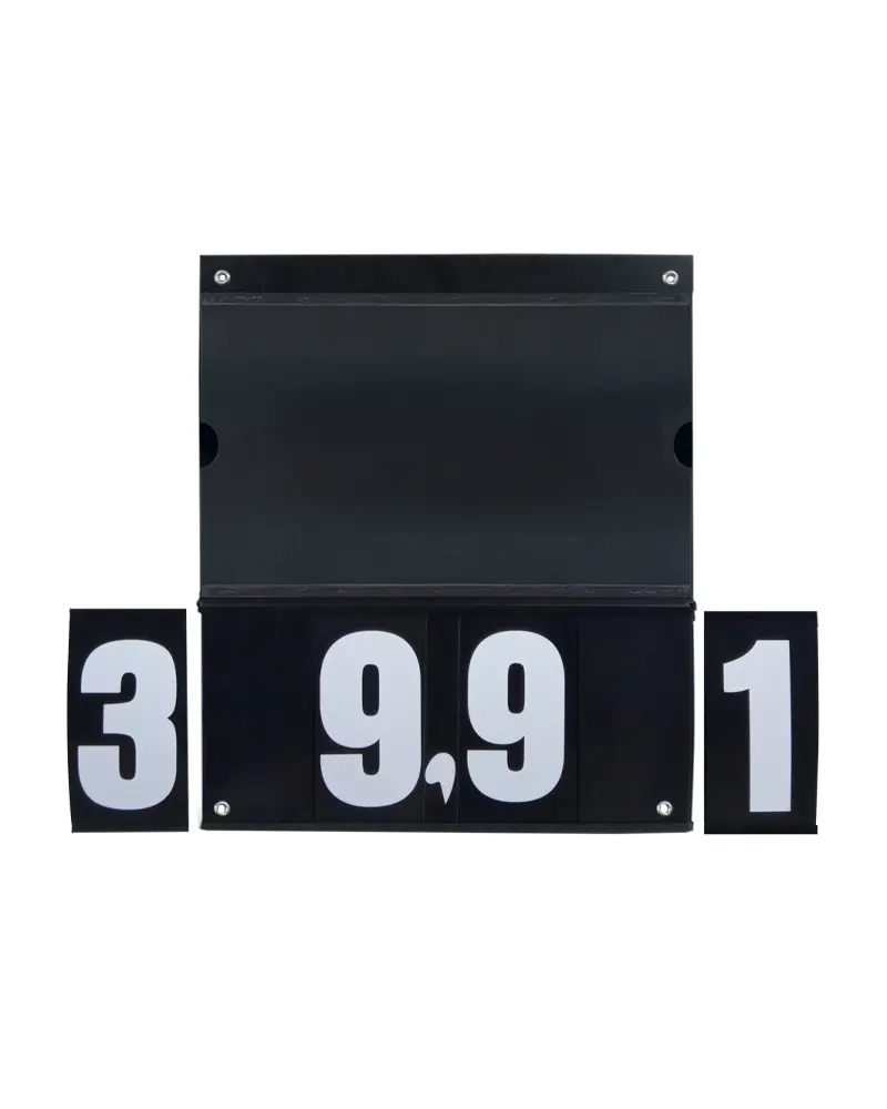 Placa de Preços em PS 2mm IP – 30x35cm 1 Bolsa 29×17,5cm s/ Imagem c/ 4 ilhós