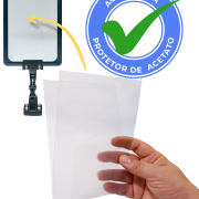 Expositor de Cartaz A5 Robozinho com Moldura e Proteção – 10un