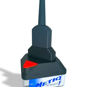 Kit Escrita Ponta F Metiq com pincel ponta chanfrada 80x20mm para cartazes promocionais em supermercados e varejo