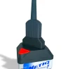 Kit Escrita Ponta F Metiq com pincel ponta chanfrada 80x20mm para cartazes promocionais em supermercados e varejo