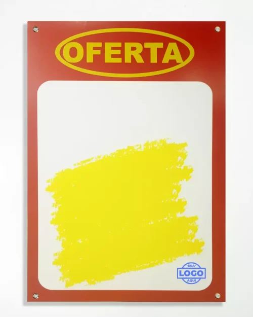 Escreve Apaga em Acrílico 2mm – 42x60cm c/ 4 Furos