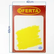 Escreve Apaga em Acrílico 2mm – 42x60cm c/ 4 Furos