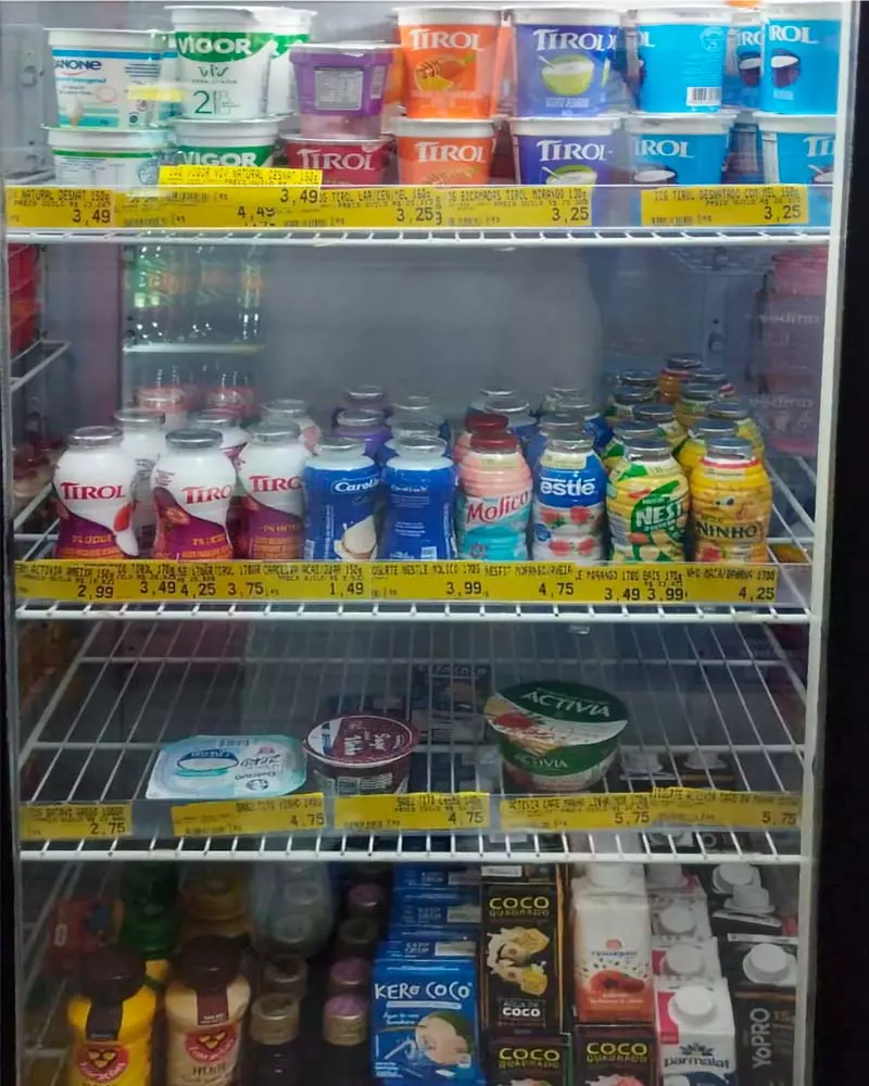 Perfil de Gôndola V300R c/ Fita Dupla Face – Pç com 115cm