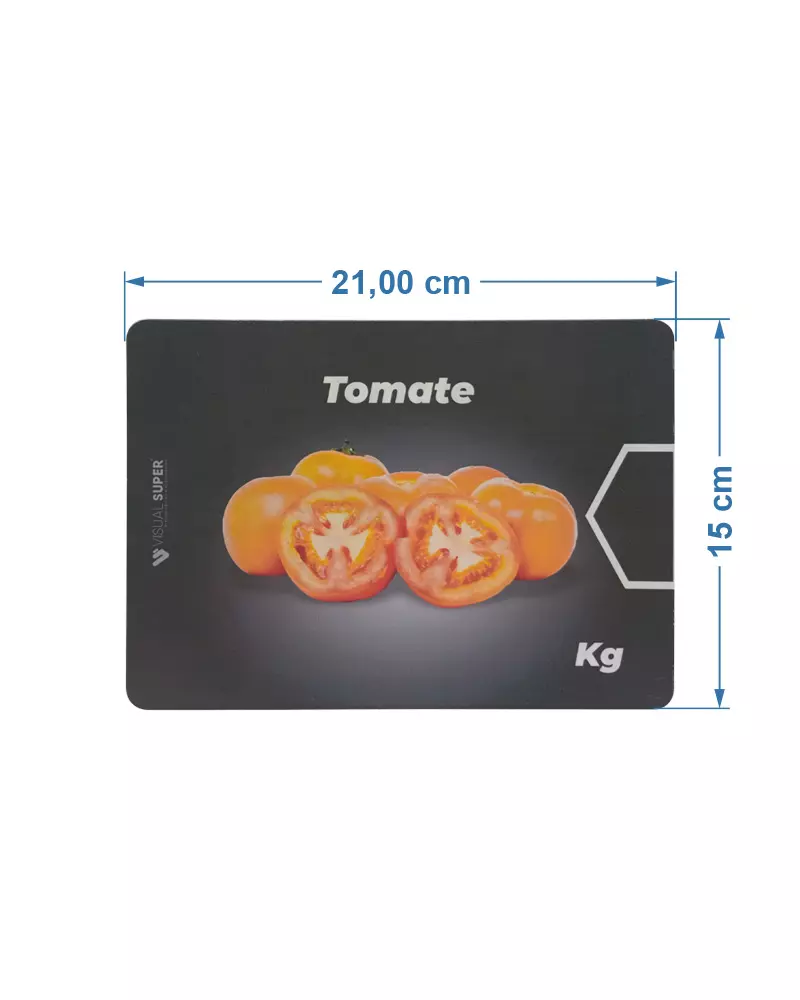 Imagem em PP 0,4mm IP – 21x15cm p/ Precificador E3 e E2 24,5x33cm