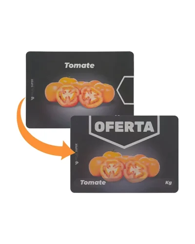 Imagem em PP 0,4mm IP – 21x15cm p/ Precificador E3 e E2 24,5x33cm