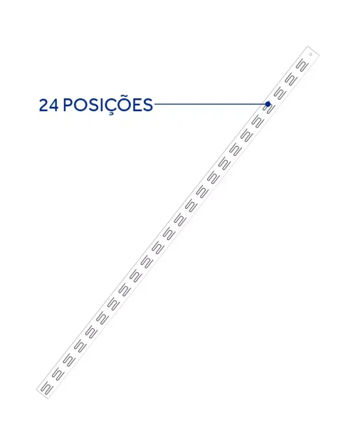 Fita Cross Clip Strip Transparente 24 Posições