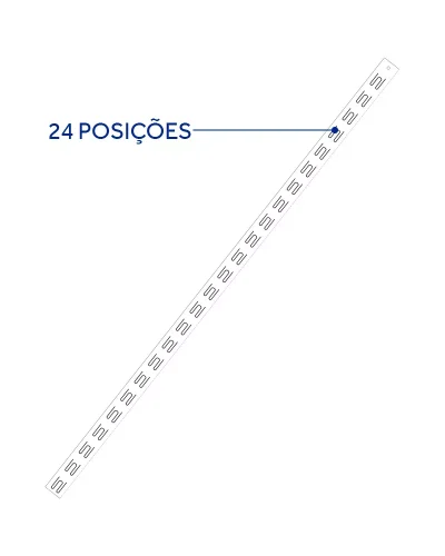 Fita Cross Clip Strip Transparente 24 Posições
