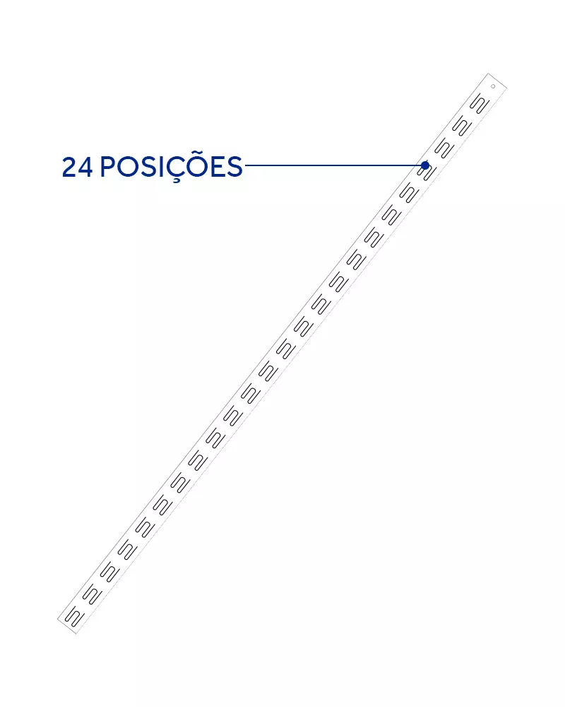 Fita Cross Clip Strip Transparente 24 Posições