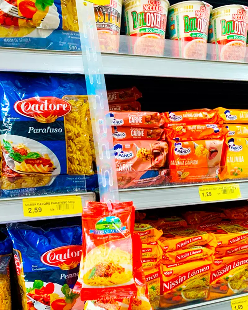 Fita Cross Clip Strip Transparente 24 Posições