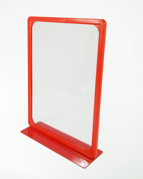 Display Base PS p/ Folha A4 – Moldura Multeight Vermelha