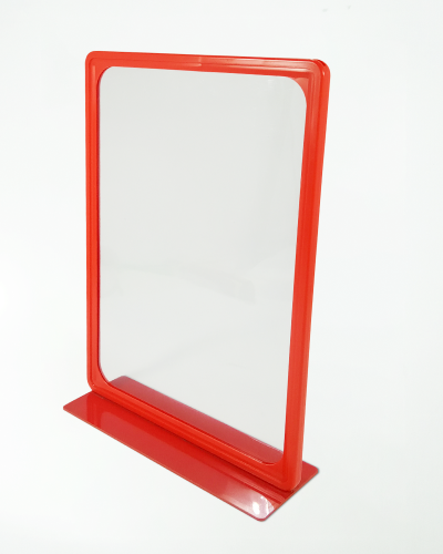 Display Base PS p/ Folha A4 – Moldura Multeight Vermelha