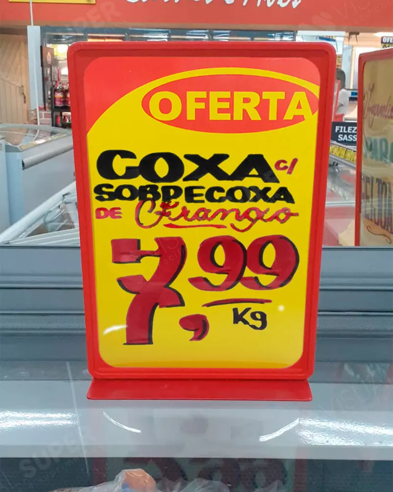 Display Base PS p/ Folha A4 – Moldura Multeight Vermelha