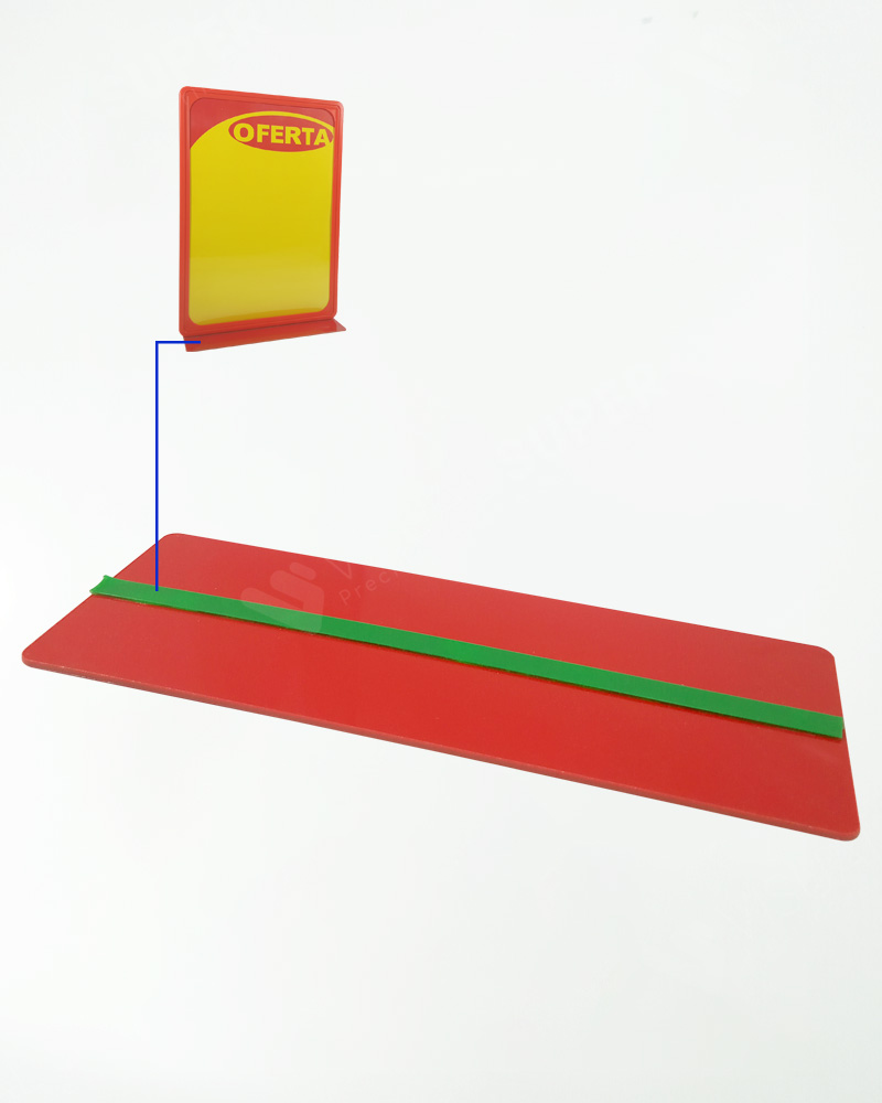 Display Base PS p/ Folha A4 – Moldura Multeight Vermelha