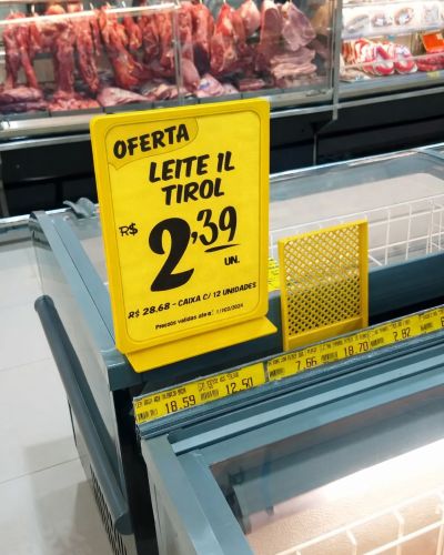 Display Base PS p/ Folha A4 – Moldura Multeight Amarela