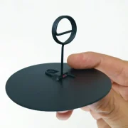 Suporte de Metal 8x5cm para Etiquetas e Placas