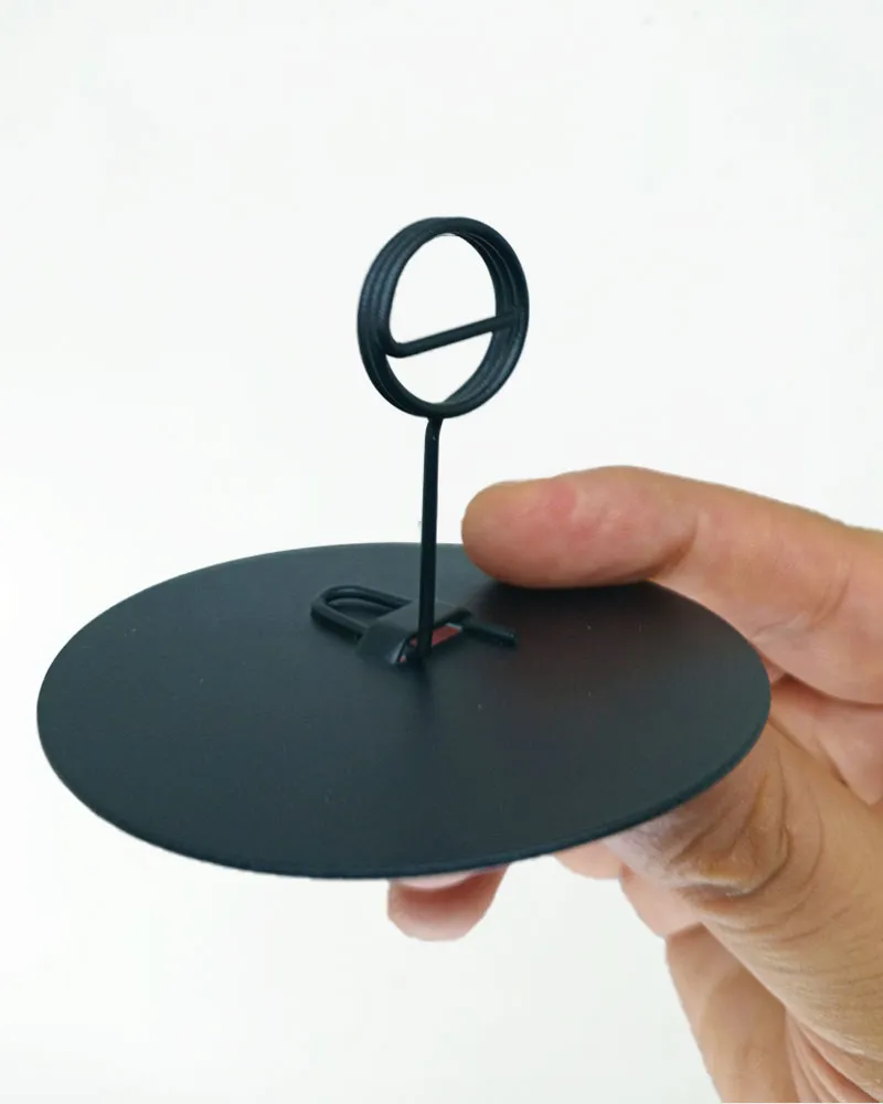 Suporte de Metal 8x5cm para Etiquetas e Placas