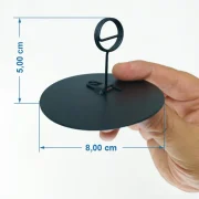 Suporte de Metal 8x5cm para Etiquetas e Placas