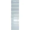 Porta-etiqueta em Petg 1,5mm SI – 10×45,5cm c/ Perfil V065R p/ 10 Etiquetas 10×3,5cm c/ Fita. DF