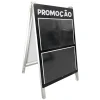 Cavalete em PVC c/ Porta-cartaz – 49x80cm 2 Bolsas A3 AB – F/V
