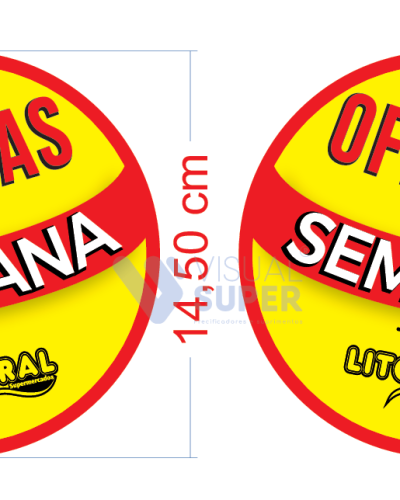 Stopper Seta Oferta em PP 0,4mm IP F/V – 14,5×14,5cm c/ Porta-stopper Mod. 2