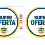 Stopper em PP 0,4mm IP F/V – 10x10cm c/ Porta-stopper Mod. 1