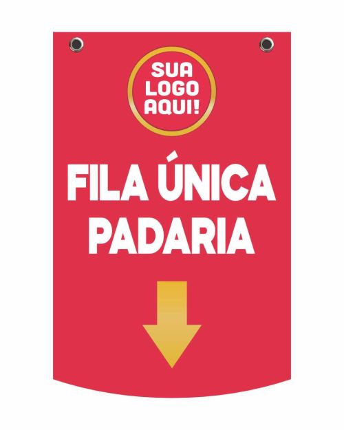 Placa de Identificação em PS 2mm 26x40cm IP F/V – 2 ilhos