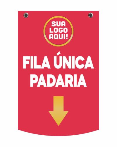 Placa de Identificação em PS 2mm 26x40cm IP F/V – 2 ilhos