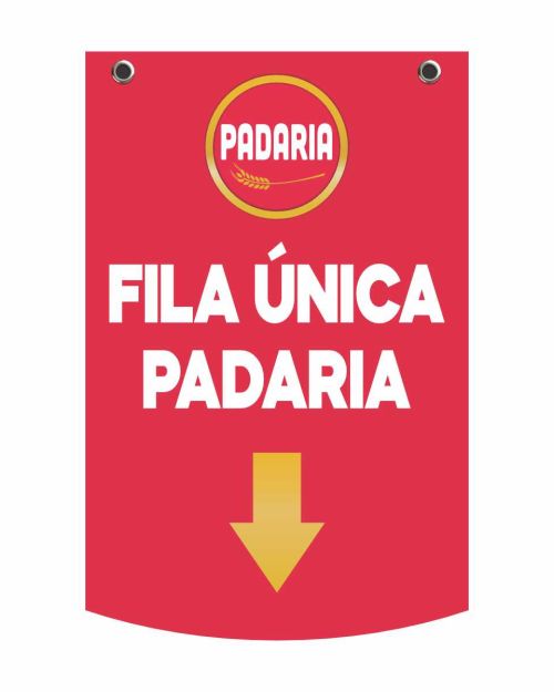 Placa de Identificação em PS 2mm 26x40cm IP F/V – 2 ilhos