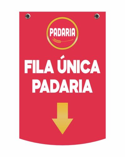 Placa de Identificação em PS 2mm 26x40cm IP F/V – 2 ilhos
