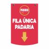 Placa de Identificação em PS 2mm 26x40cm IP F/V – 2 ilhos