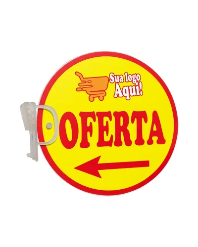 Stopper Seta Oferta em PP 0,4mm IP F/V – 14,5×14,5cm c/ Porta-stopper Mod. 1