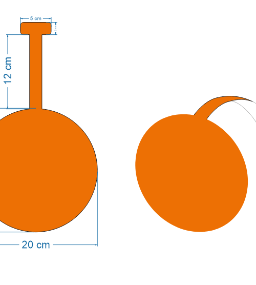 Wobbler em PP 0,4mm IP Peça Inteira – 20x20cm