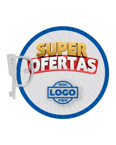 Stopper em PP 0,4mm IP F/V – 10x10cm c/ Porta-stopper Mod. 1