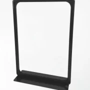 Display Base PS p/ Folha A4 – Moldura Preta Standard