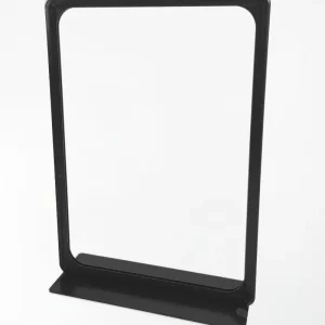 Display Base PS p/ Folha A4 - Moldura Preta Standard