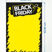 Cartaz Black Friday 30x42cm Mod. BF.01 – 100un