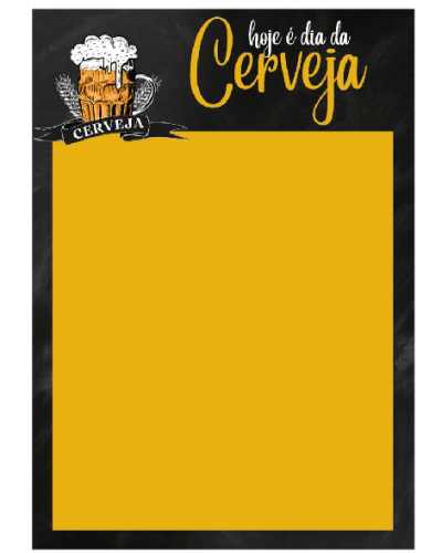 Cartaz Dia da Cerveja 19x28cm Mod. 96 – 100un