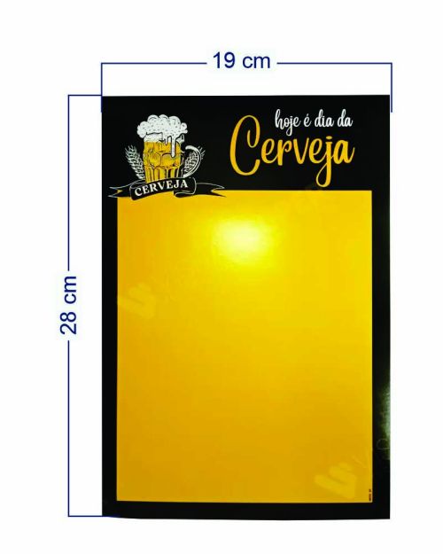 Cartaz Dia da Cerveja 19x28cm Mod. 96 – 100un
