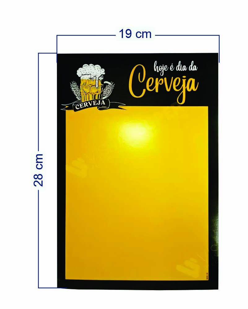 Cartaz Dia da Cerveja 19x28cm Mod. 96 – 100un