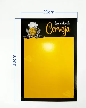 Cartaz Dia da Cerveja 21x30cm Mod. 95 – 100un