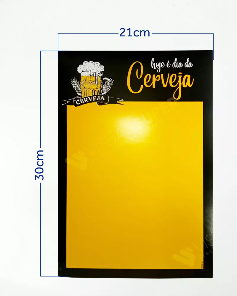 Cartaz Dia da Cerveja 21x30cm Mod. 95 – 100un